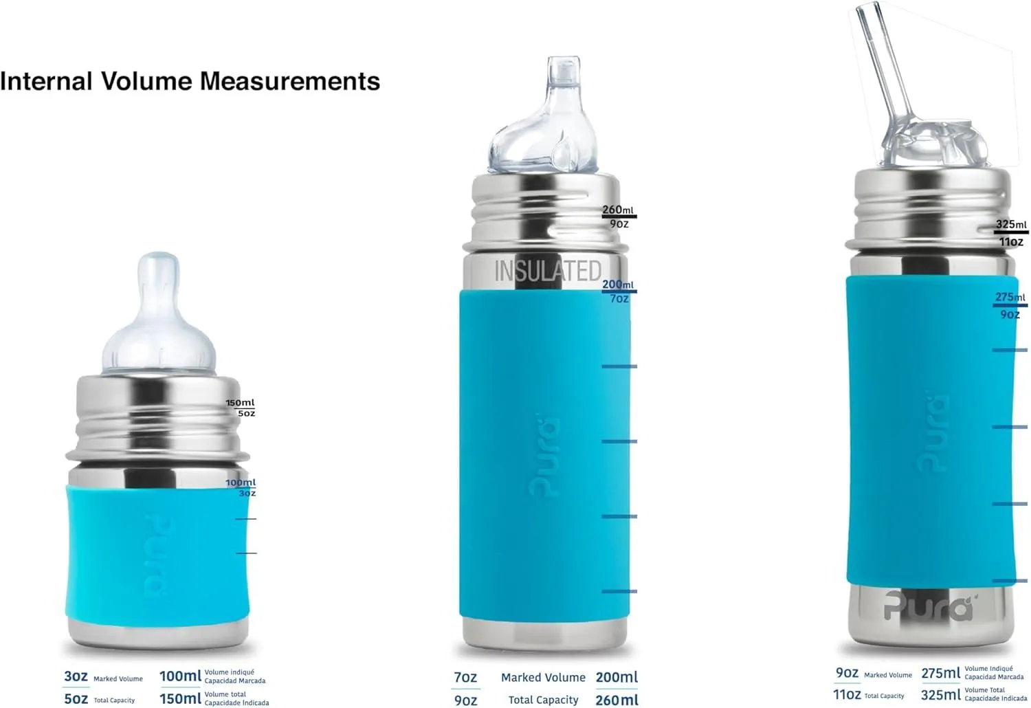Pura Kiki® Stainless Steel Children Staw Cup│325ml