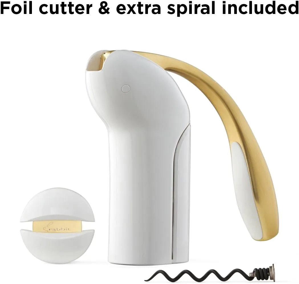 Rabbit Vertical Lever Corkscrew with Foil Cutter