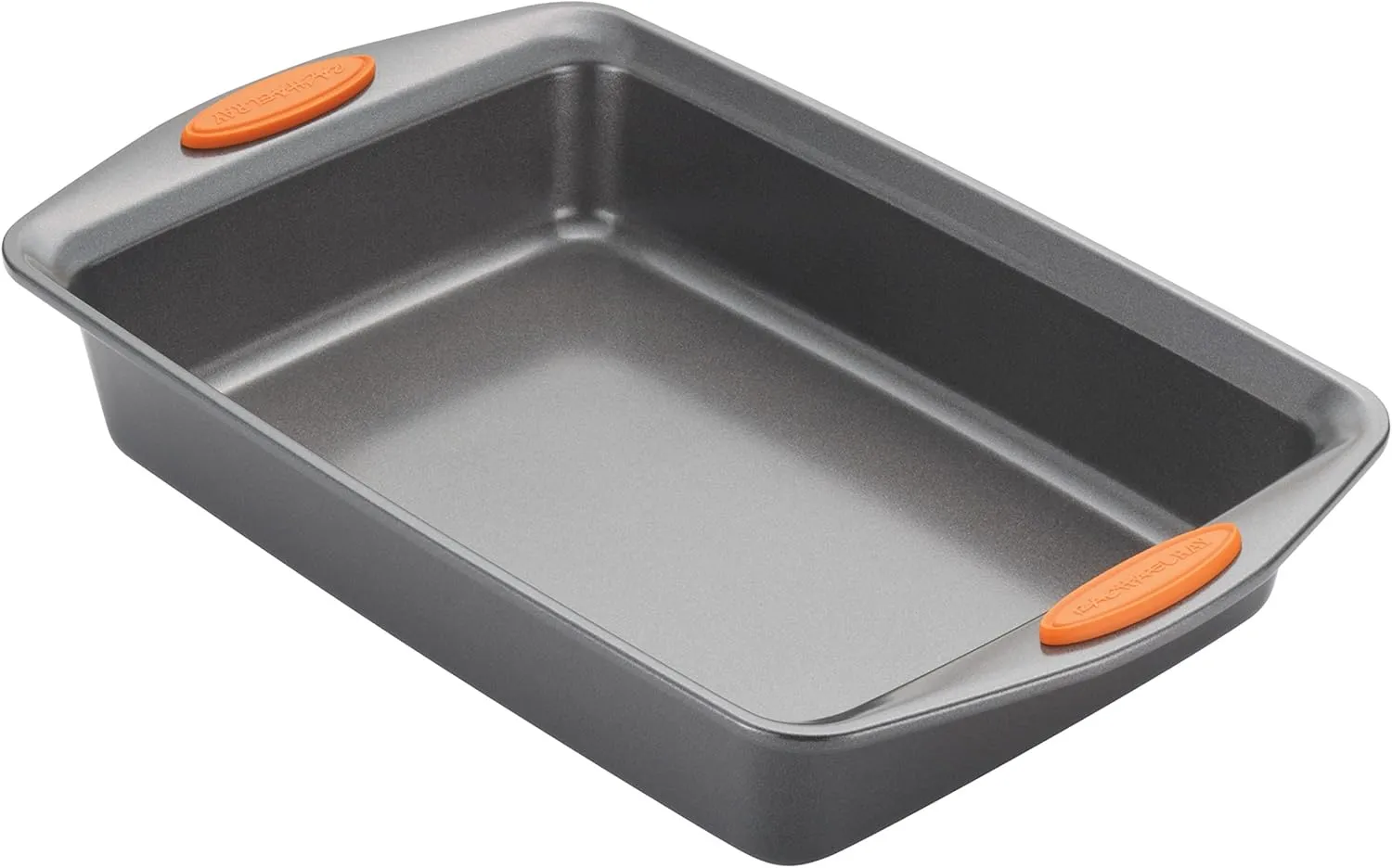 Rachael Ray Bakeware, Nonstick Baking / Cake Pan With Lid and Grips, Rectangle - 9 Inch x 13 Inch, Gray