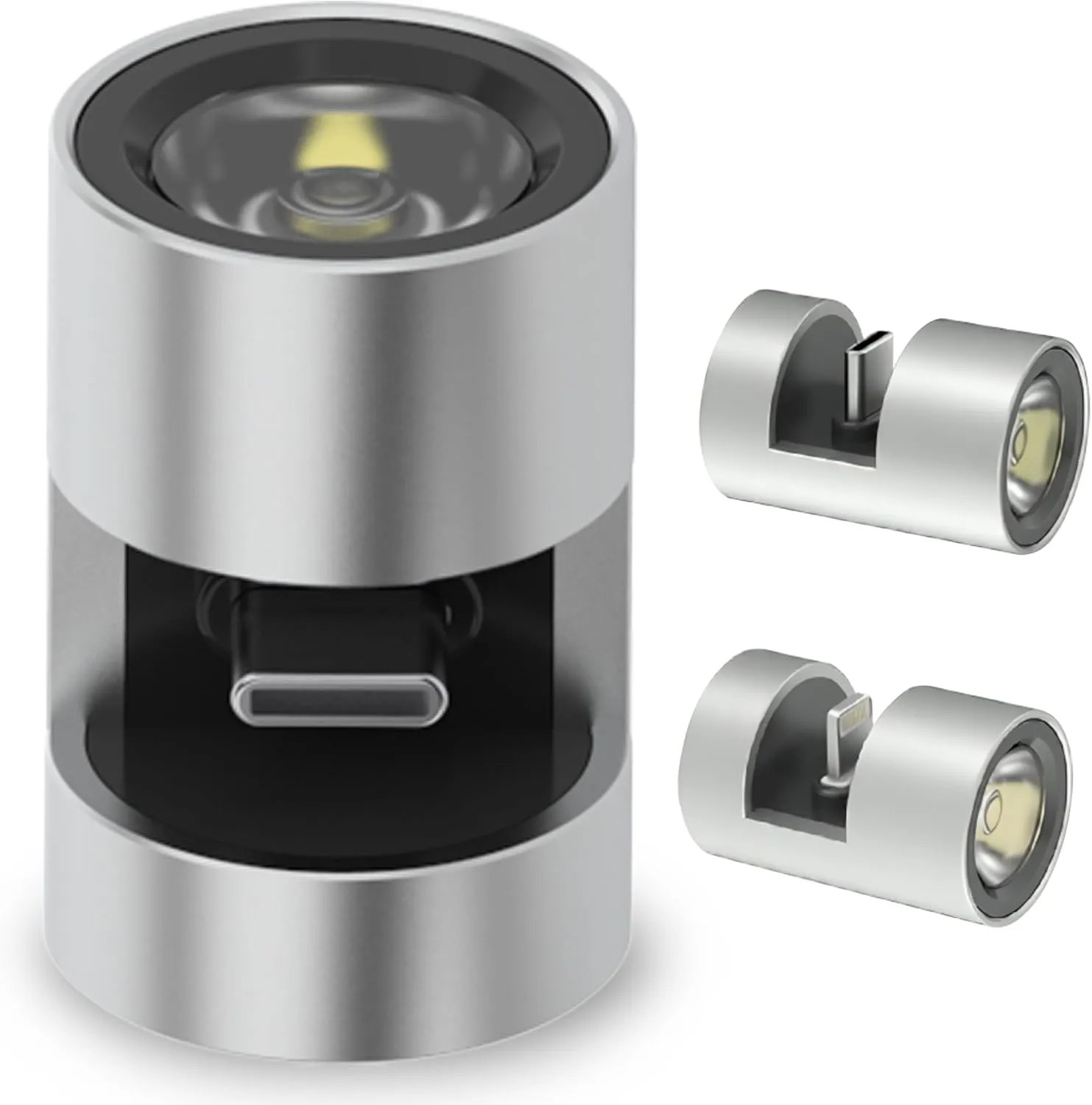 Rechargeable USB Flashlight - 280 High Lumens Pocket Torch for Tactical Outdoor Lighting