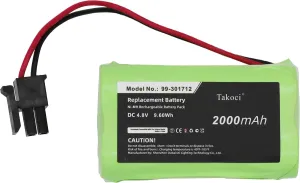 Replacement Battery for Visonic PowerMaster 10/10 PG2 Control Pan, PowerMax 99-301712 Control Pan, PowerMaxExpress Alarm Control,fits Part No 103-303707, 99-301712, GP230AAH4YMX, 4.8V 2000mAh