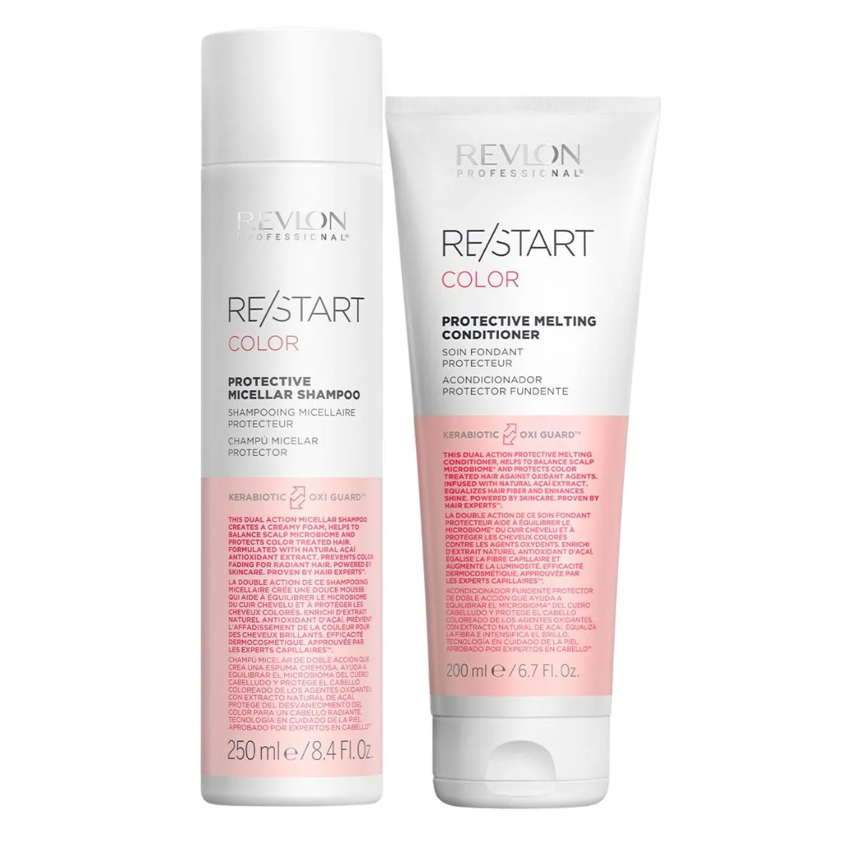 Revlon Professional RE/START Color Protective Shampoo 250ml & Melting Conditioner 200ml Duo