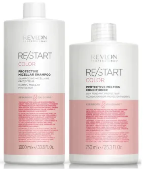 Revlon Re/Start Color Protective Micellar Shampoo 1000ml & Melting Conditioner 750ml Duo