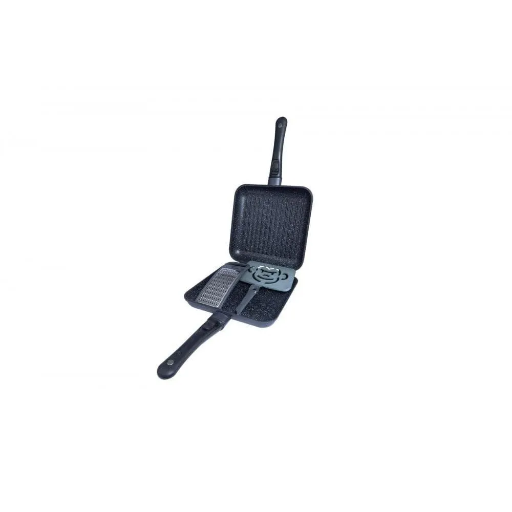 RidgeMonkey Connect Pan & Griddle XXL Granite Edition