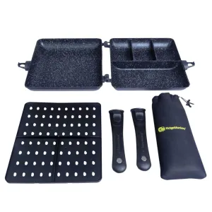 Ridgemonkey Cooking Pan Connect Combi & Steamer XXL Granite Fishing Camping