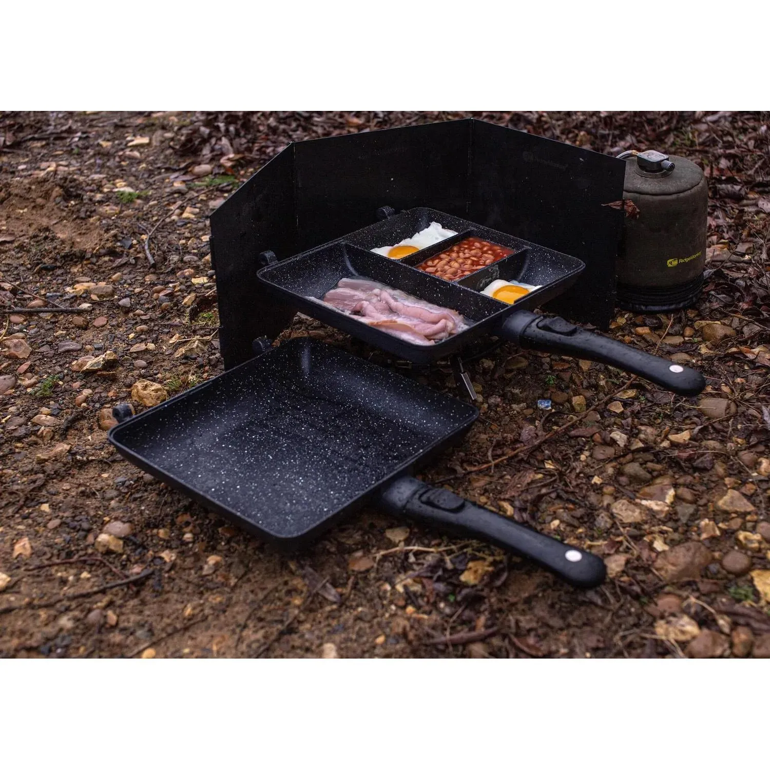 Ridgemonkey Cooking Pan Connect Combi & Steamer XXL Granite Fishing Camping