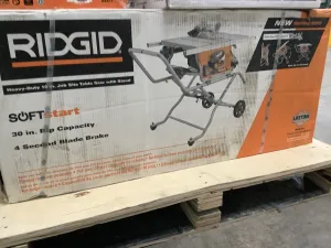 RIDGID 10 in. Pro Jobsite Table Saw With Stand