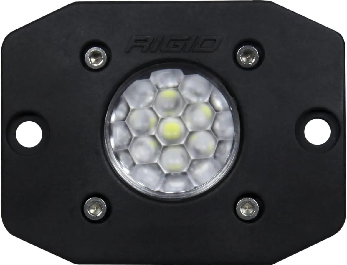 Rigid Industries 20631 Black Flush Mount (Ignite LED Diffused)