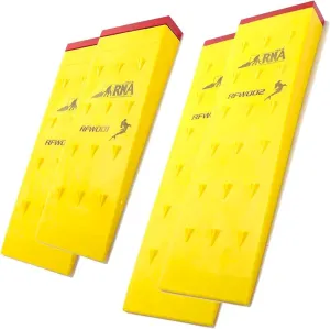 RNA Hammerhead Felling Wedge Kit - 4-Piece Combo Pack 7.5" & 10" High-Impact ABS Plastic Wedges | Tree Cutting Logging Equipment | Safely Guide & Control Direction of Fall | Bucking Tool