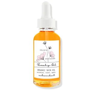 Rosehip Seed Oil Unrefined Certified Organic Bulgarian for the Face, Skin, Hair, and Nails. Cold-pressed, Unrefined, Non-GMO Natural Rosehip Oil Pure Natural Rose Hip Oil Moisturizer Serum