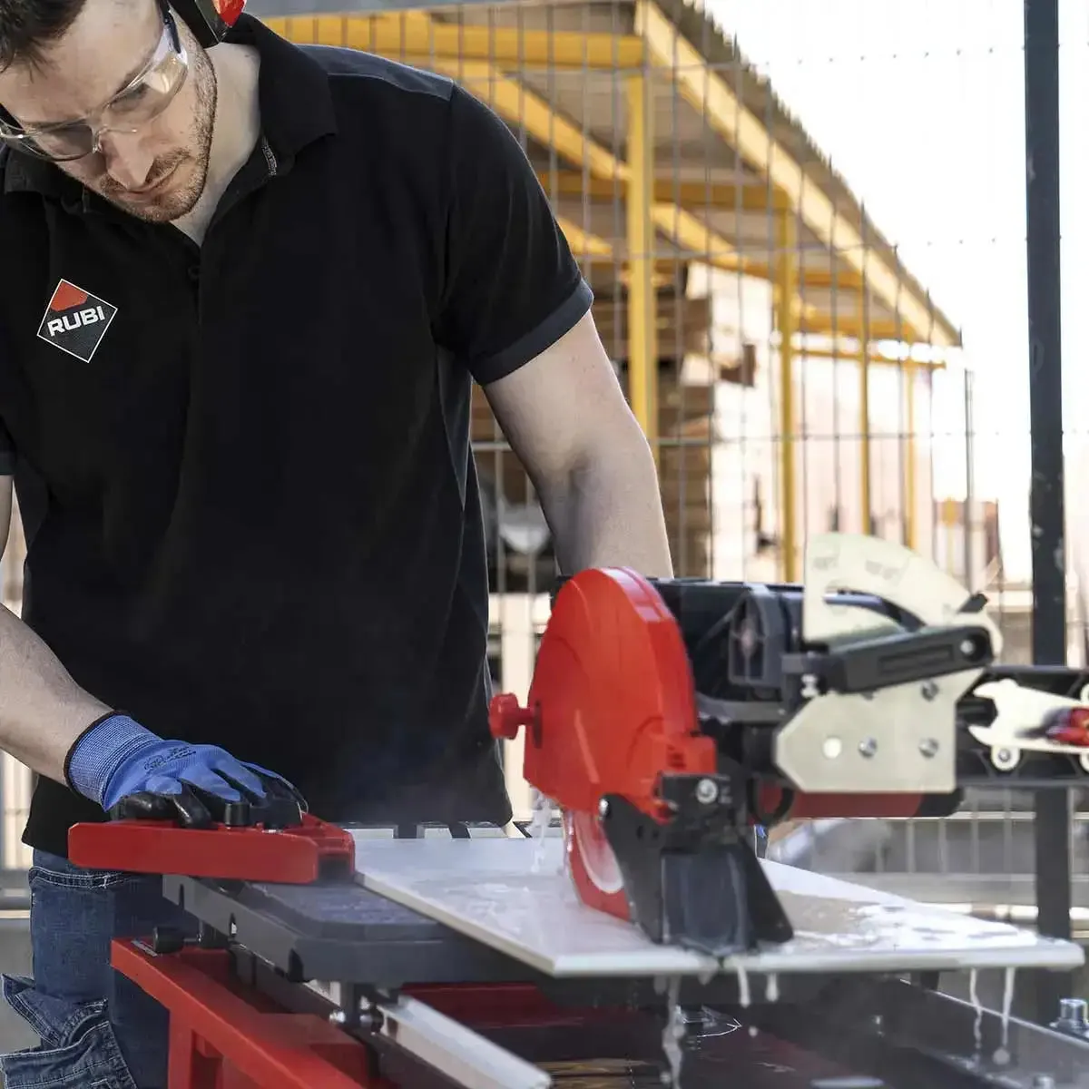 Rubi DT-7" Max Portable Tile Saw w/Stand