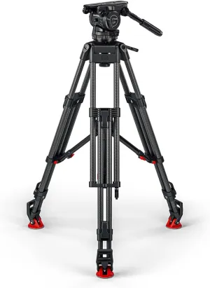 Sachtler Cine 30 Fluid Head with EFP 2 CF 3-Section Carbon Fiber Tripod and Mid-Level Spreader