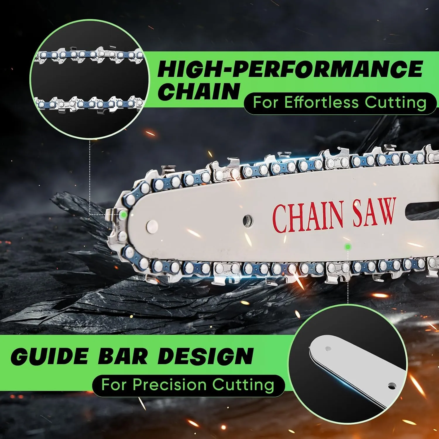 Saker Mini Chainsaw|6 Inch Chainsaw[2025 Upgraded]|Mini Cordless Electric Chain Saw|Small Handheld Portable Chainsaw Battery Powered Chain Saw for Tree Trimmer and Garden,Father's Day Gift for Men Dad