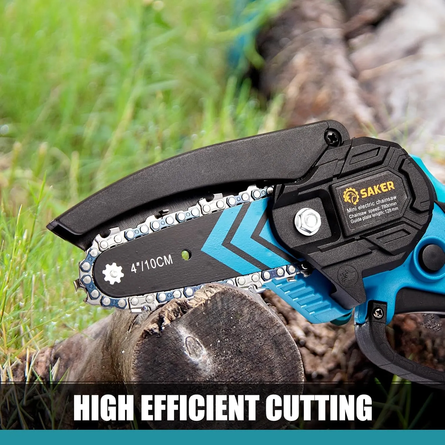 Saker Mini Chainsaw,Portable Electric Chainsaws Cordless,Small Handheld Chain Saw Pruning Shears Chain Saws for Tree Branches,Father's Day Gift for for Men Dad Husband Women,Courtyard and Garden