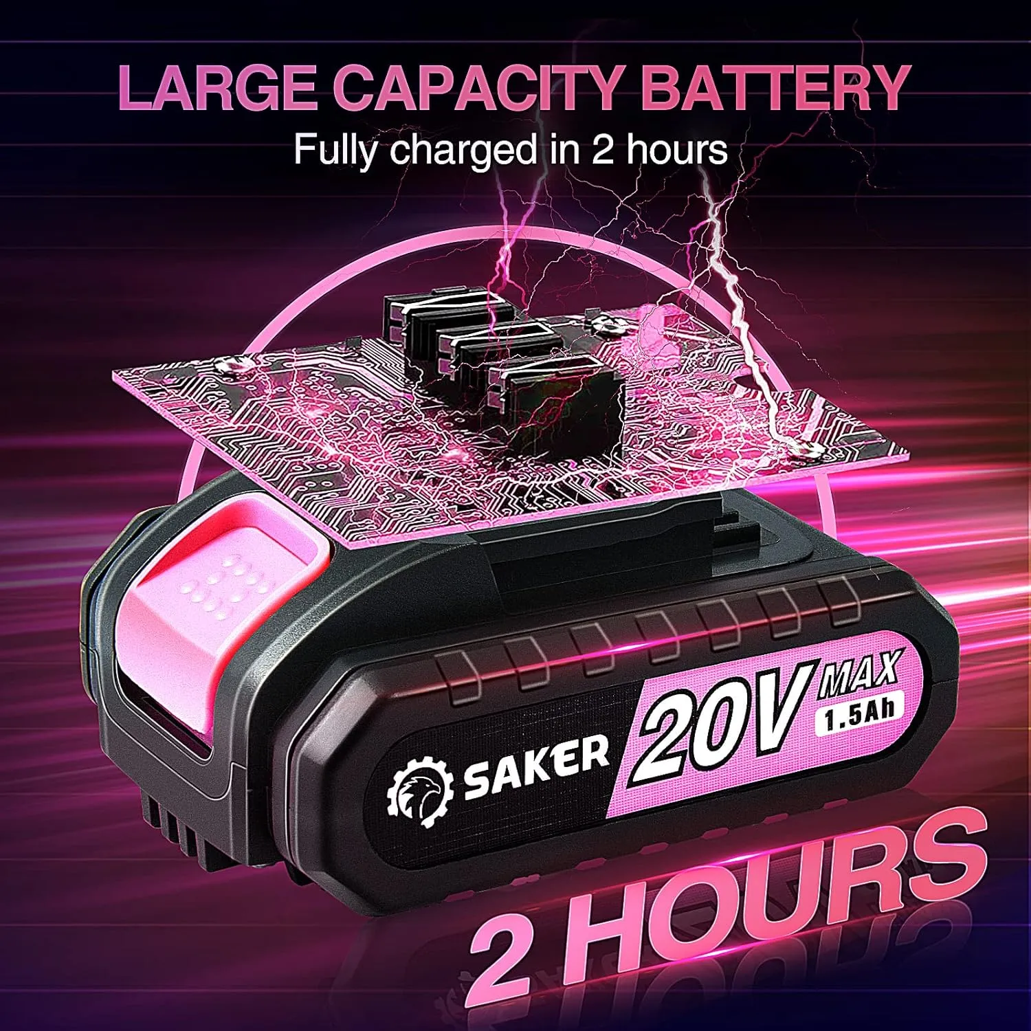 Saker Mini Electric Chainsaw,6 Inch, Handheld Portable Chain Saw Pruning Shears Chainsaw Cordless for Tree Branches,Household and Garden(SAKER MINI CHAINSAW PINK   2 BATTERIES   3 CHAINS)