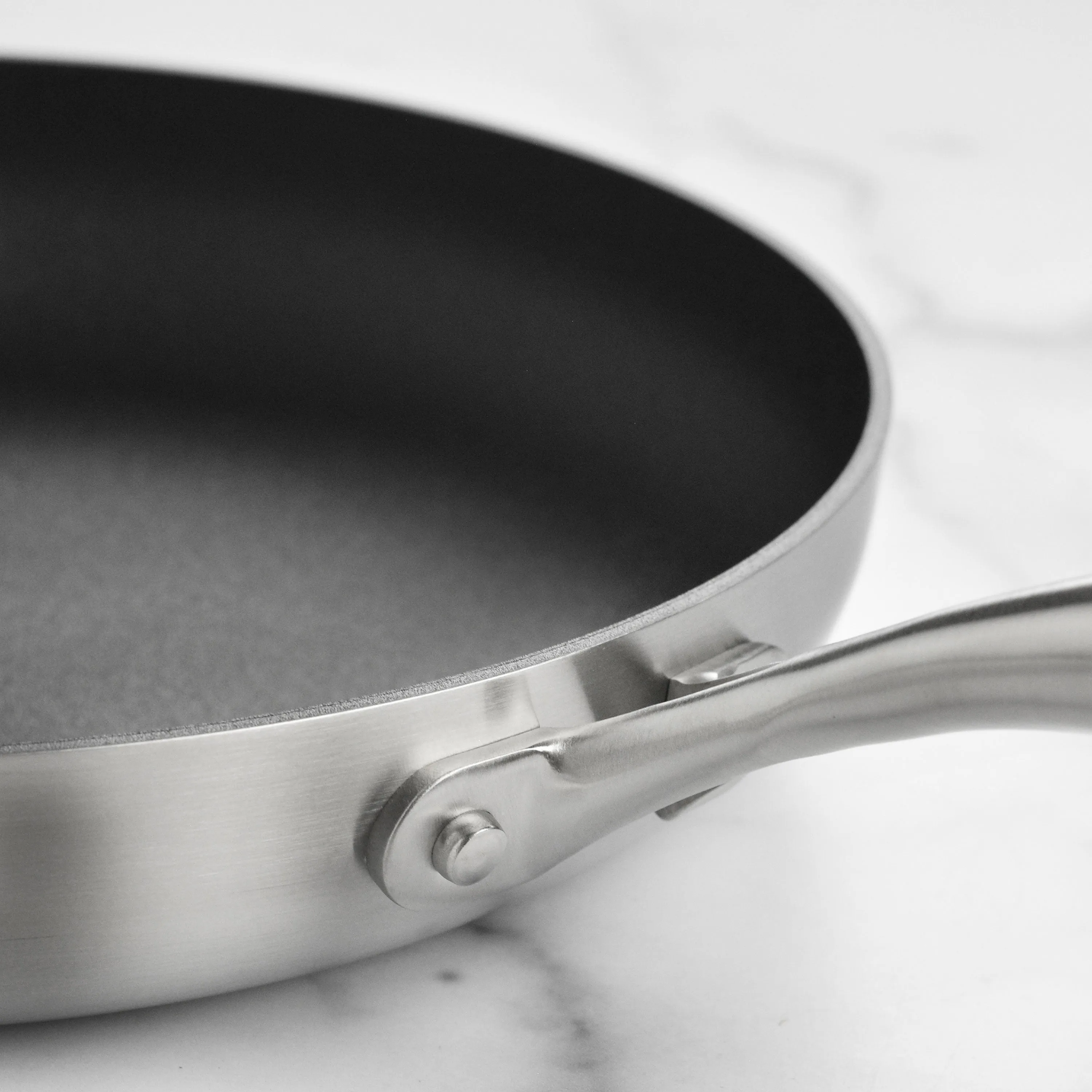 Scanpan CX  11" Stainless Steel Nonstick Fry Pan with Lid