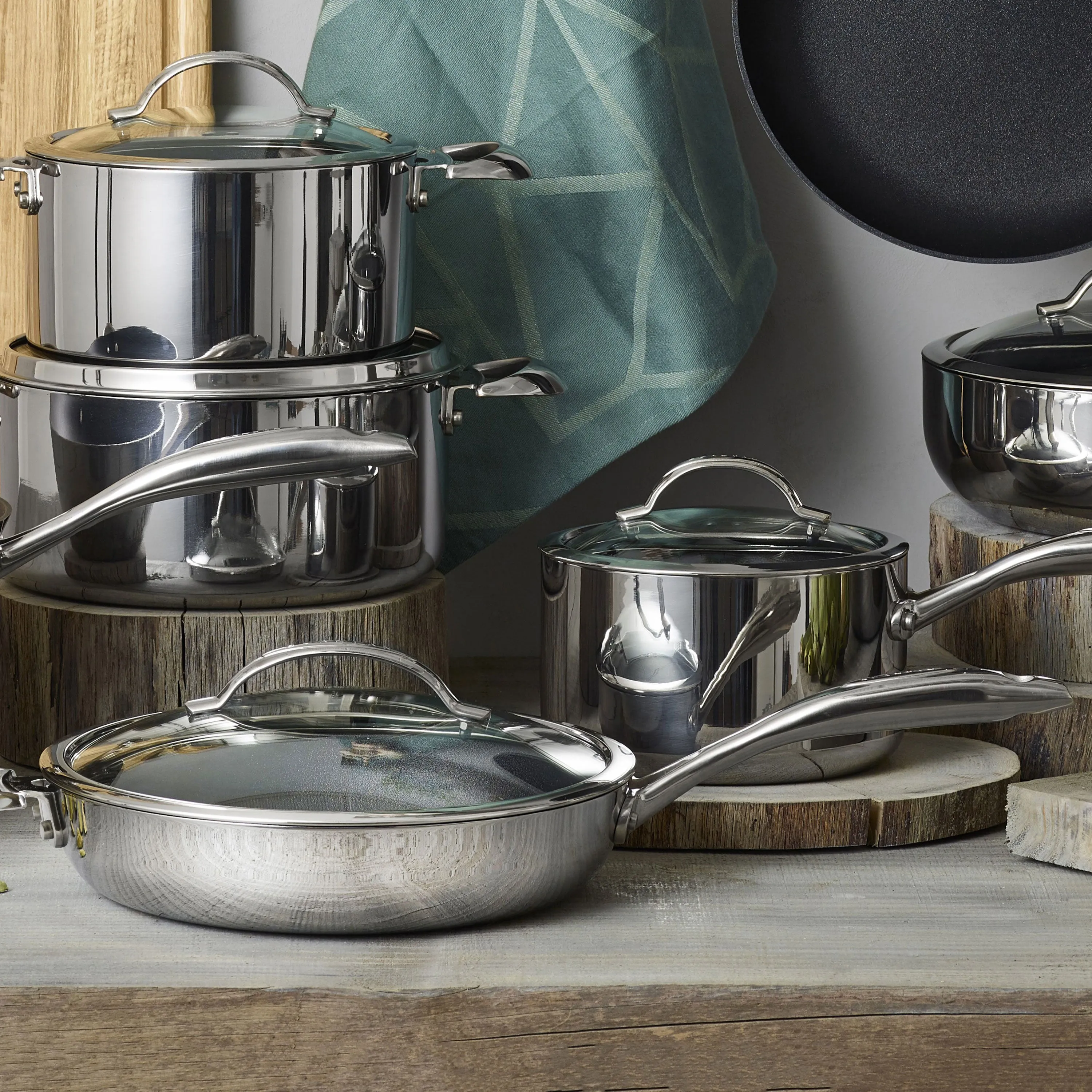 Scanpan HaptIQ 5.25-quart Stainless Steel Nonstick Saute Pan