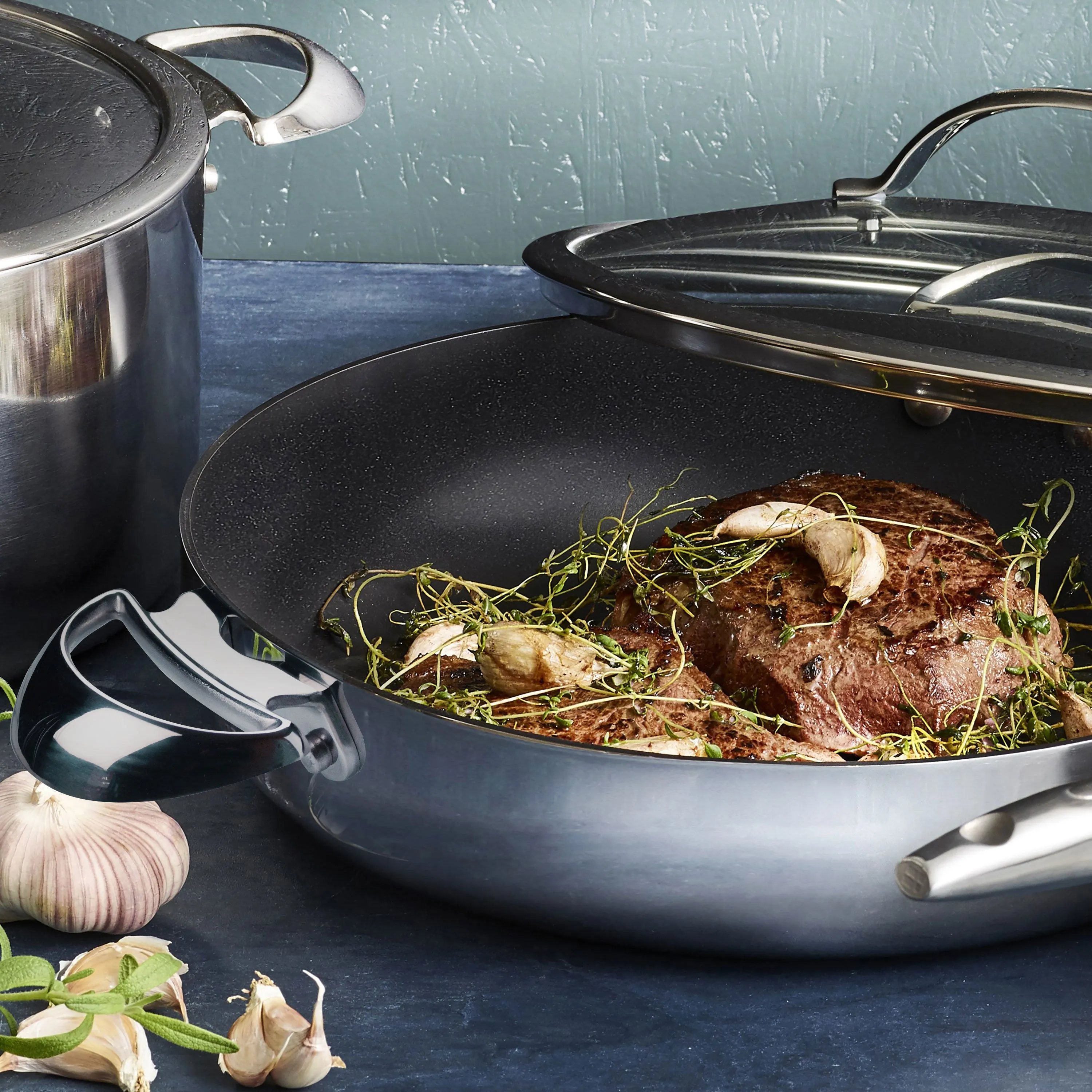 Scanpan HaptIQ 5.25-quart Stainless Steel Nonstick Saute Pan