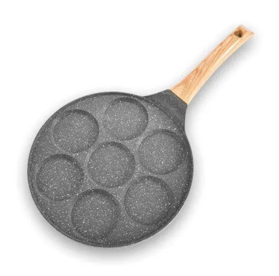 Seven Hole Breakfast Pan Maifan Stone Baking Pancake