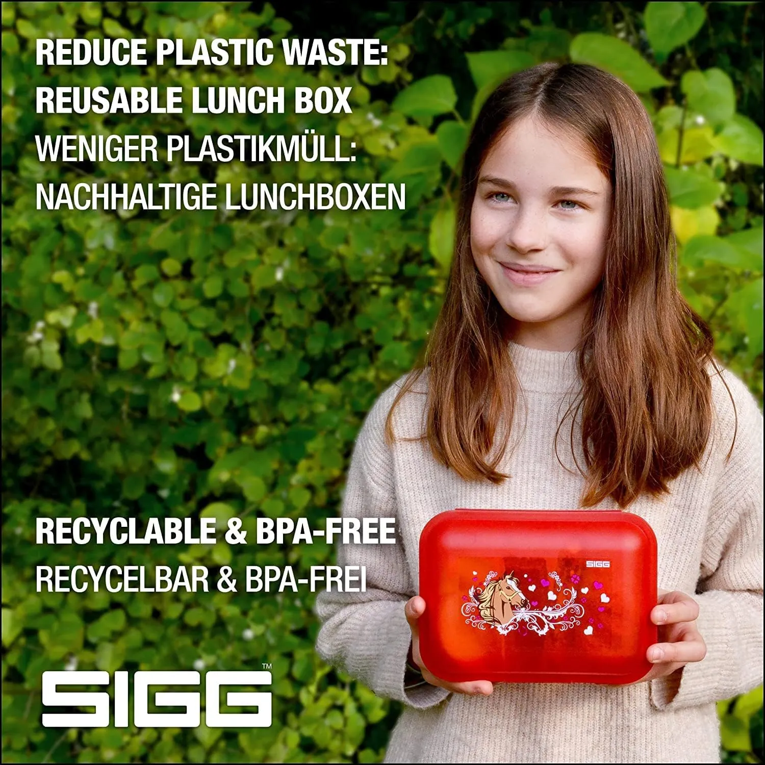SIGG - Kids Lunch Box VIVA - Made in Germany - Dishwasher Safe - Food Containers for School, Daycare - Gifts Boys, Girls
