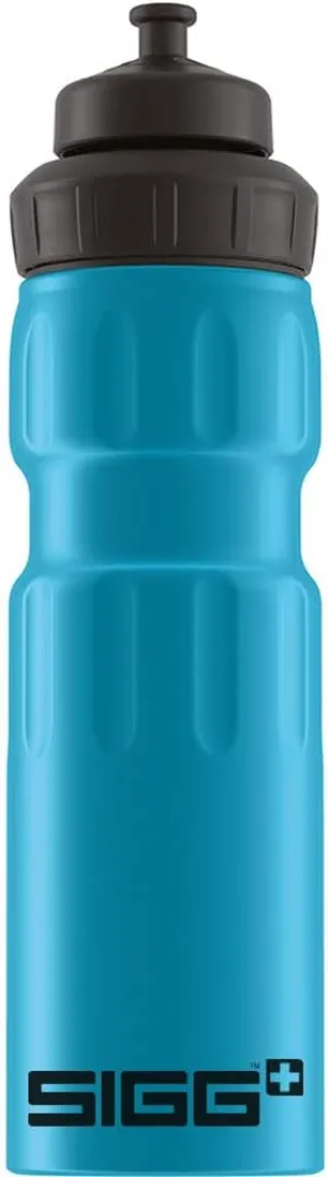 SIGG - Sports Water Bottle - WMB Sports Blue - With 3-Stage Sports Cap - Made in Switzerland - Leakproof - Lightweight - Metal - BPA Free - 25 Oz