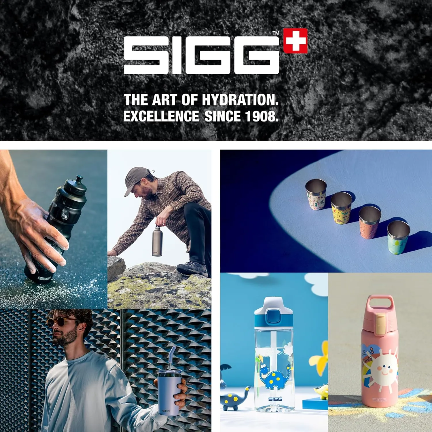 Sigg - Stainless Steel Water Bottle - Shield ONE Morning Blue - Suitable For Carbonated Beverages - Leakproof - Lightweight - BPA Free - Blue - 25 Oz