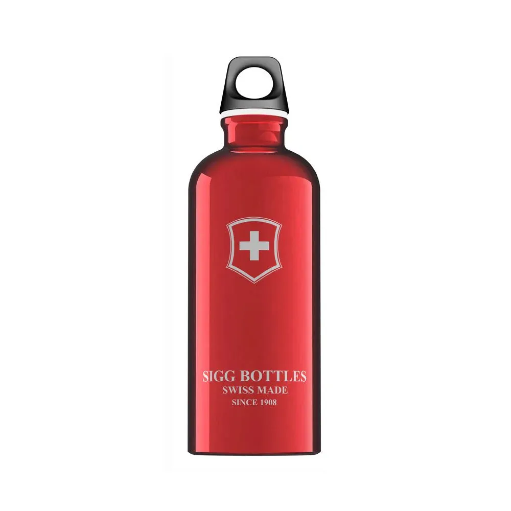 SIGG SWISS EMBLEM BOTTLE 0.6LTR-RED