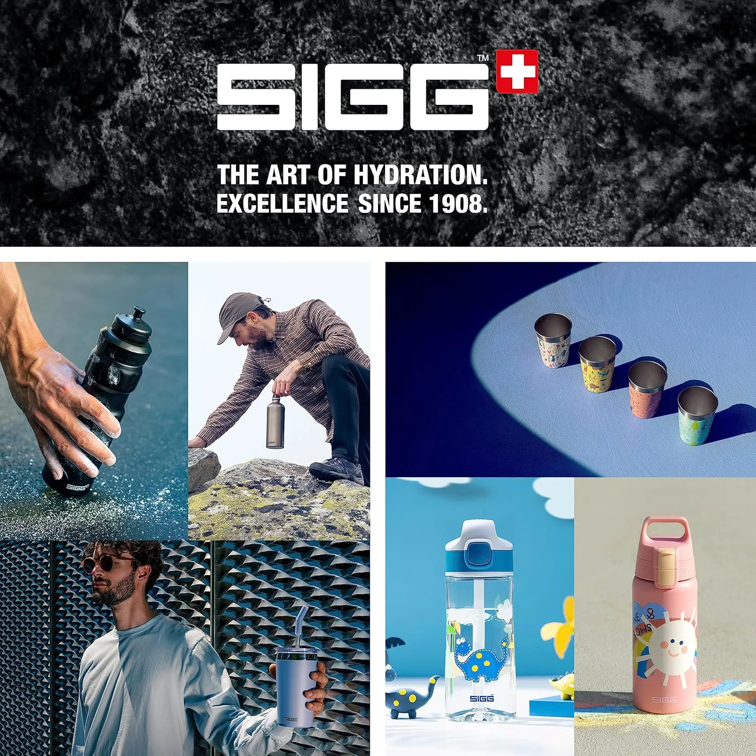 SIGG - Total Color - Refillable Sports Water Bottle - Tritan - Carbonated Drinks - Dishwasher Safe - BPA Free 20Oz, 34Oz