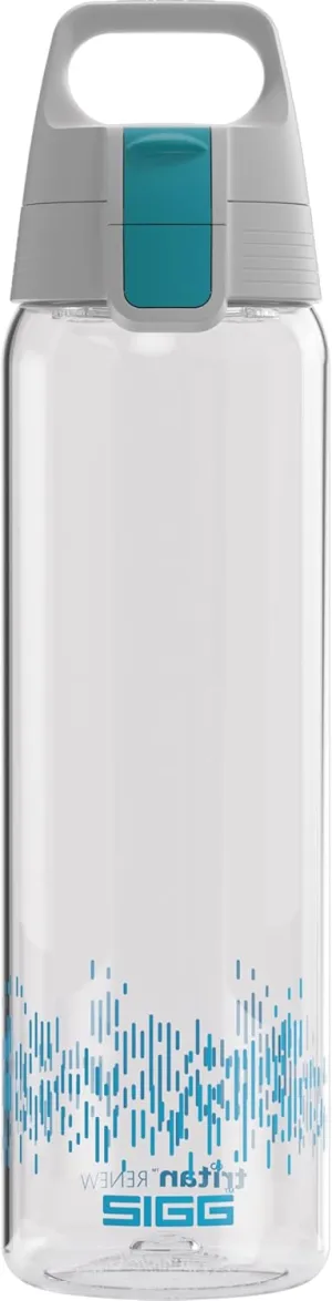 SIGG - Tritan Renew Transparent Water Bottle - Total Clear ONE MyPlanet - For Carbonated Beverages - Dishwasher Safe - With Fruit Strainer - Leakproof & Lightweight - BPA Free - 17 Oz / 25 Oz / 51 Oz