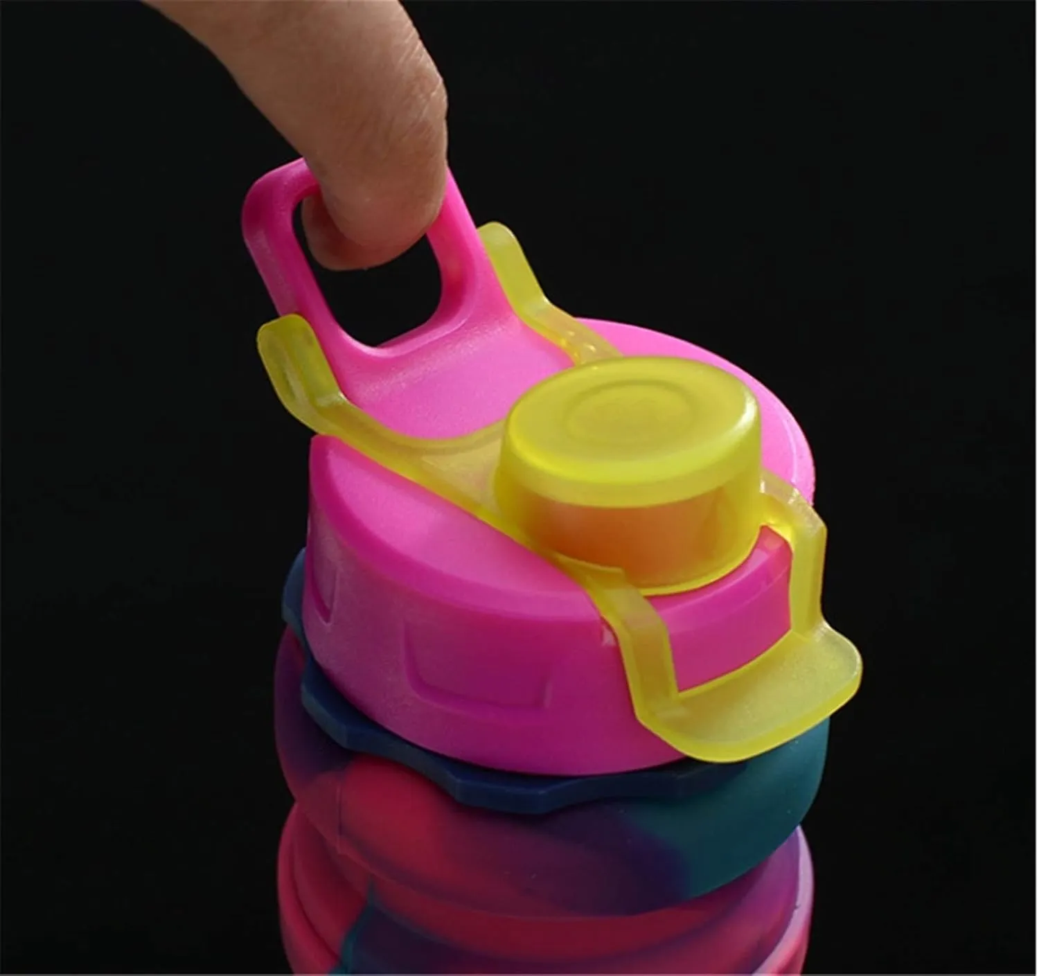 Silicone Travel Cup Telescopic Collapsible Drinking Tea Cup Retractable Folding Coffee Cup Outdoor Sports Tour Camping Water Cup