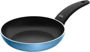 Silit Belluna Frying Pan 20 cm Aluminium Coated with Plastic Handle for Gentle Frying Blue