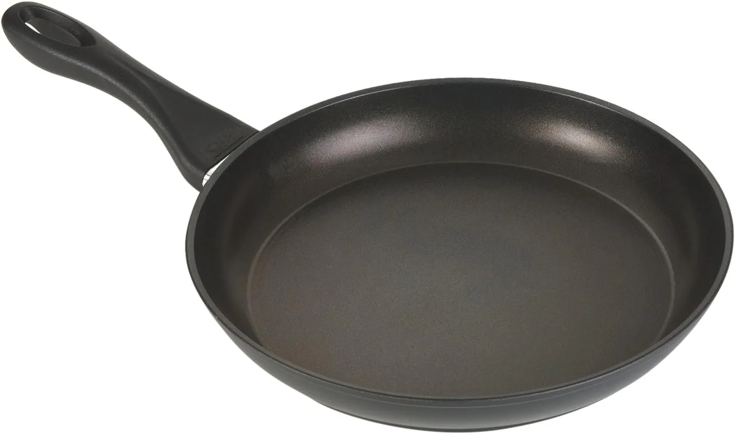 Silit Frying Pan Coated Senso Pouring Rim Stainless Steel Handle, Black, 32 cm