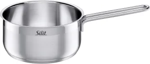 Silit Marino Saucepan without Lid 16 cm Small Cooking Pot 1.5 L Induction Milk Pan Polished Stainless Steel Uncoated Oven Safe