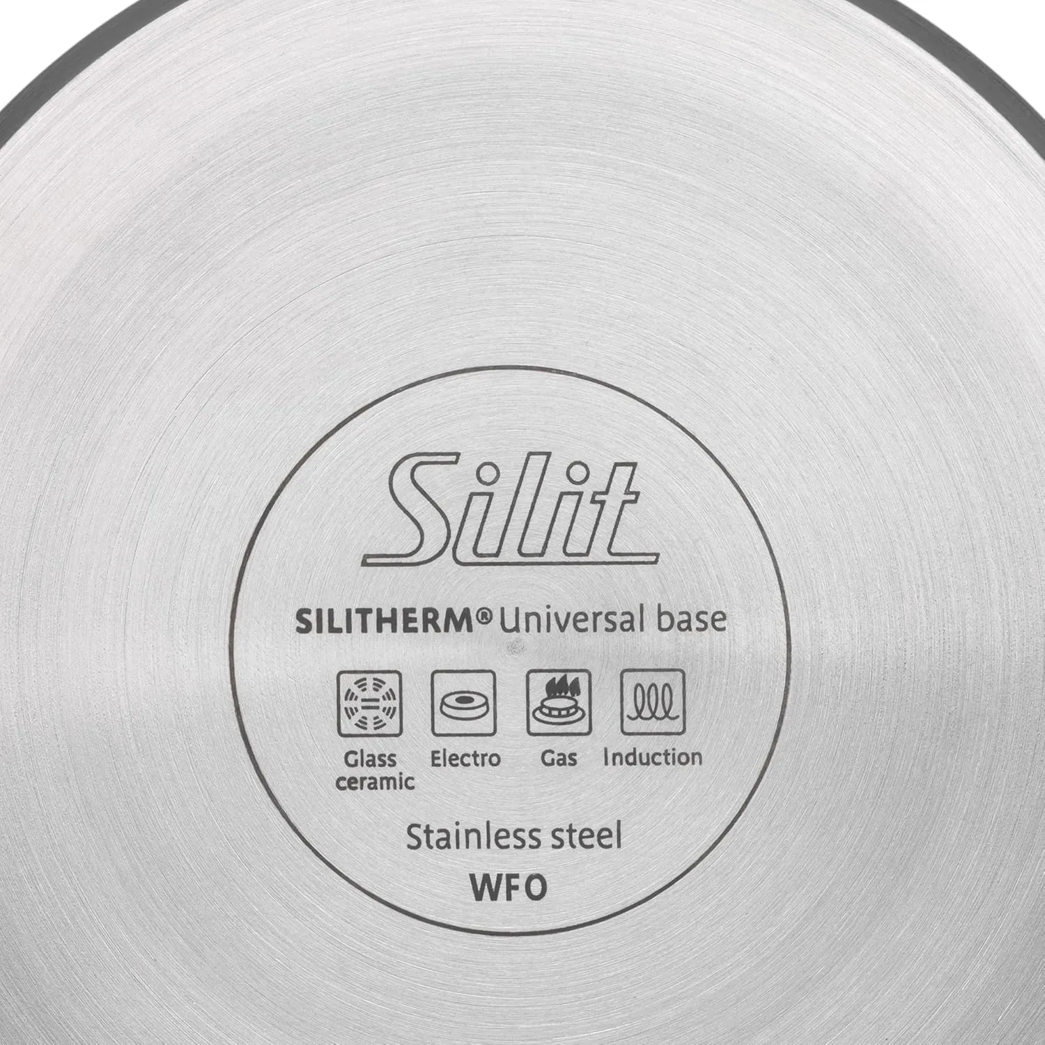 Silit "Achat High Casserole with Lid, Silver, 16 cm