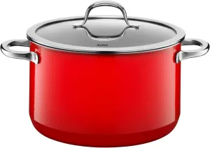 Silit "Passion High Casserole with Lid, Red, 24 cm