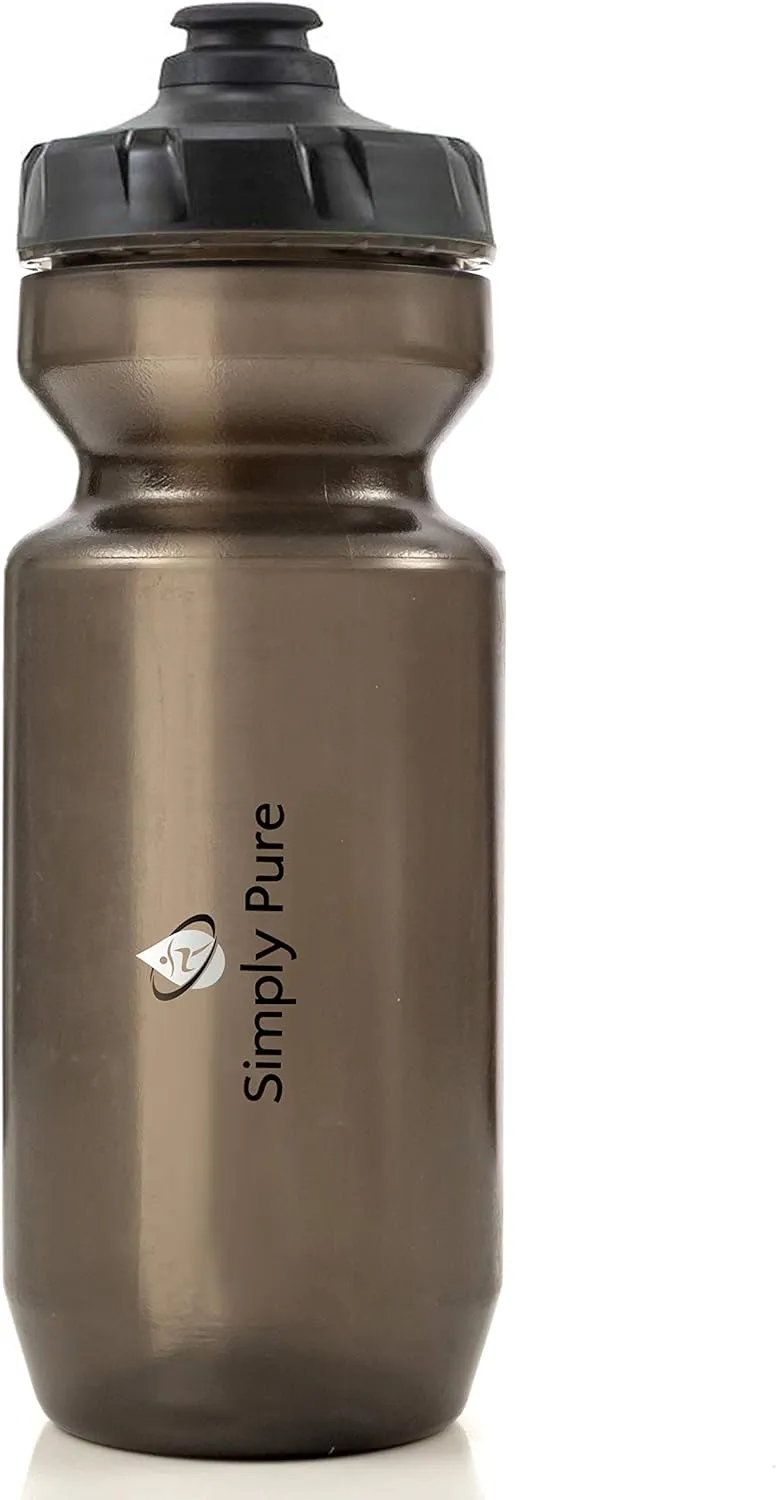 Simply Pure Purist 22 Oz BPA-Free, Sport & Bike Squeeze Water Bottle by Specialized Bikes (Moflo Cap)