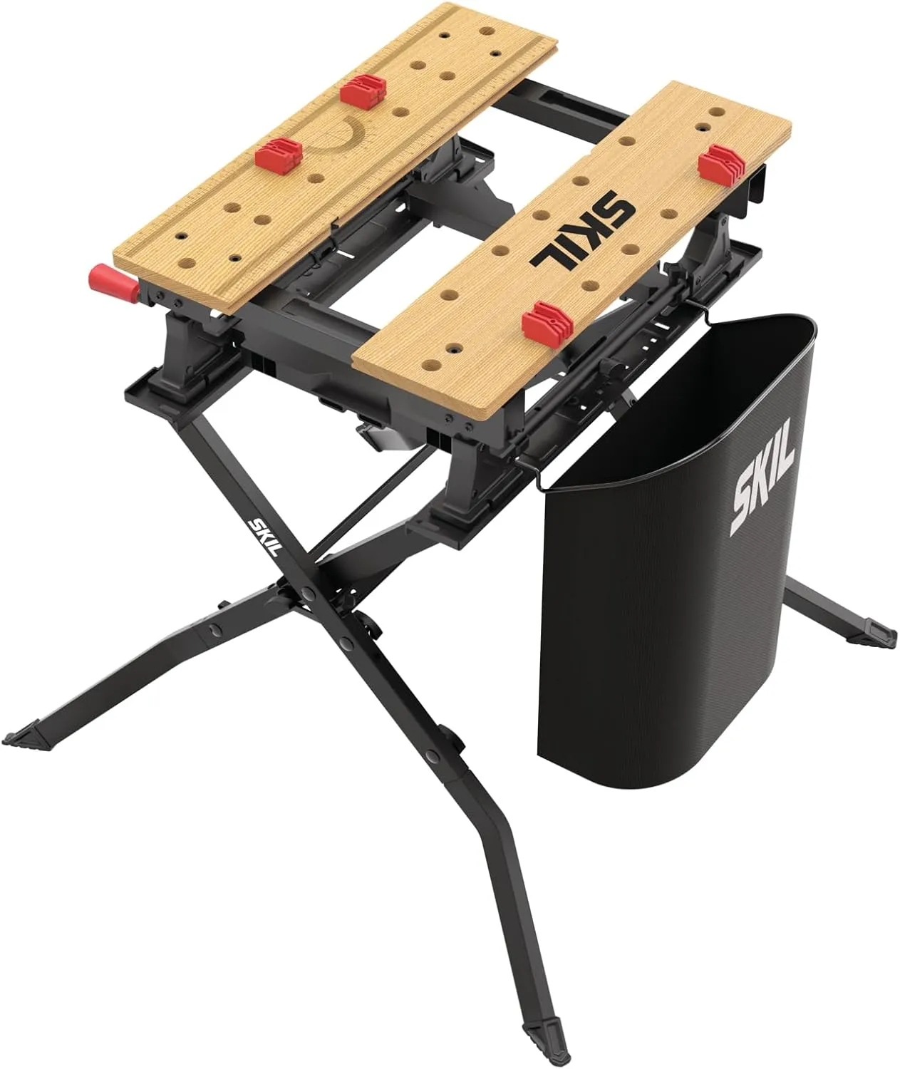 SKIL Compact Workbench with Folding Stand, compatible with models TS6308, TS6328, FS3602, SRS0001 - SBT0011