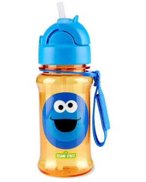 Skip Hop x Sesame Street Toddler Sippy Cup with Straw, Straw Bottle, 12 oz, Cookie Monster