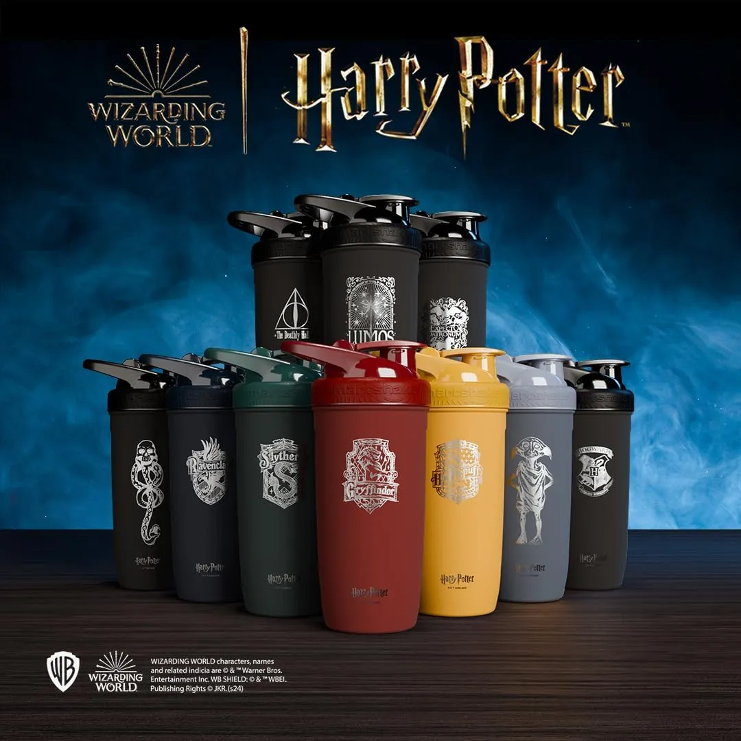 Smart Shake Reforce Stainless Steel Harry Potter Gryffindor Shaker Bottle (900 ML /30oz) | Light Weight Resistance Sports Shaker Bottle with a Soft Lid | Leakproof, BPA Free & DEHP Free