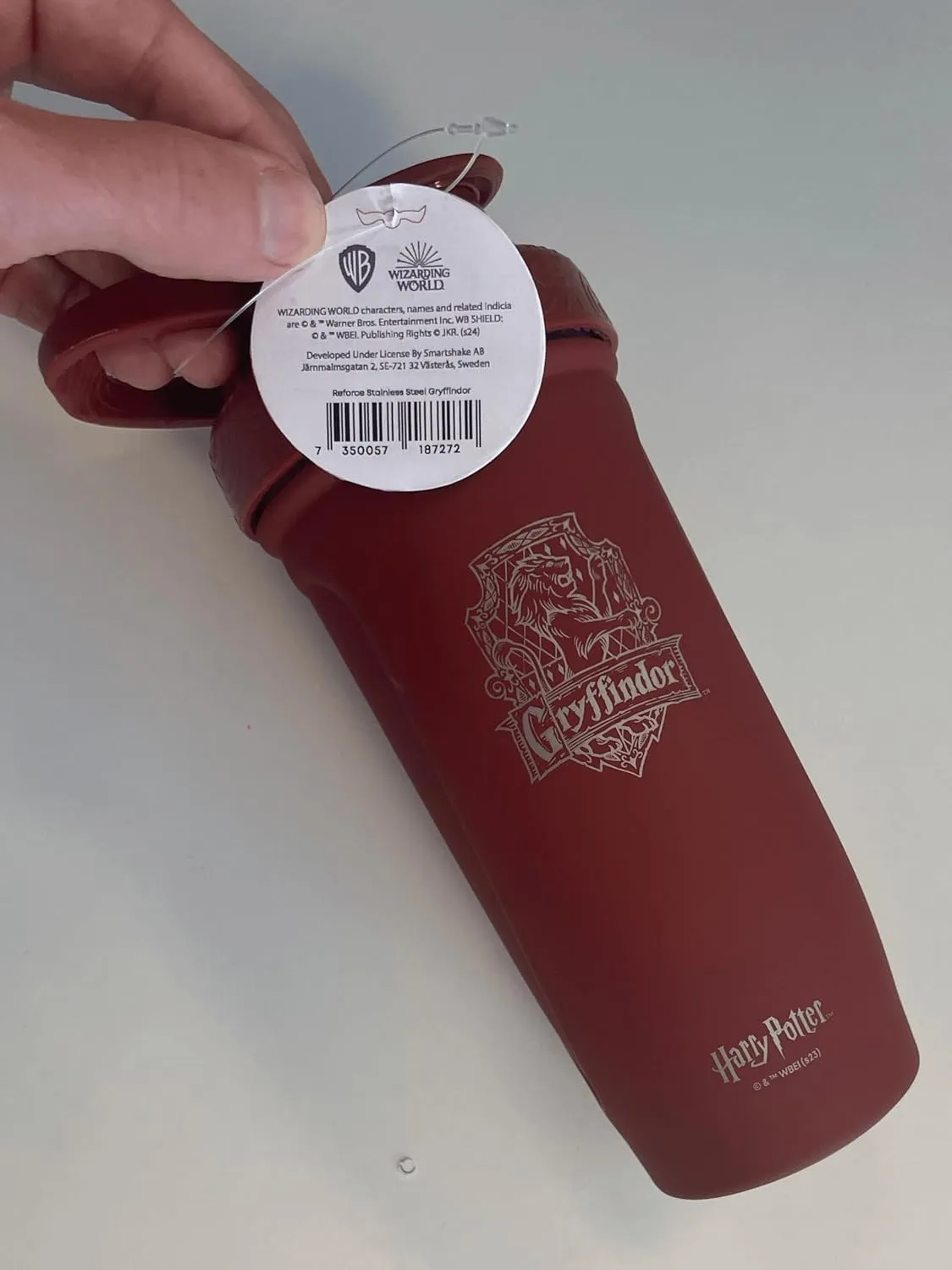 Smart Shake Reforce Stainless Steel Harry Potter Gryffindor Shaker Bottle (900 ML /30oz) | Light Weight Resistance Sports Shaker Bottle with a Soft Lid | Leakproof, BPA Free & DEHP Free