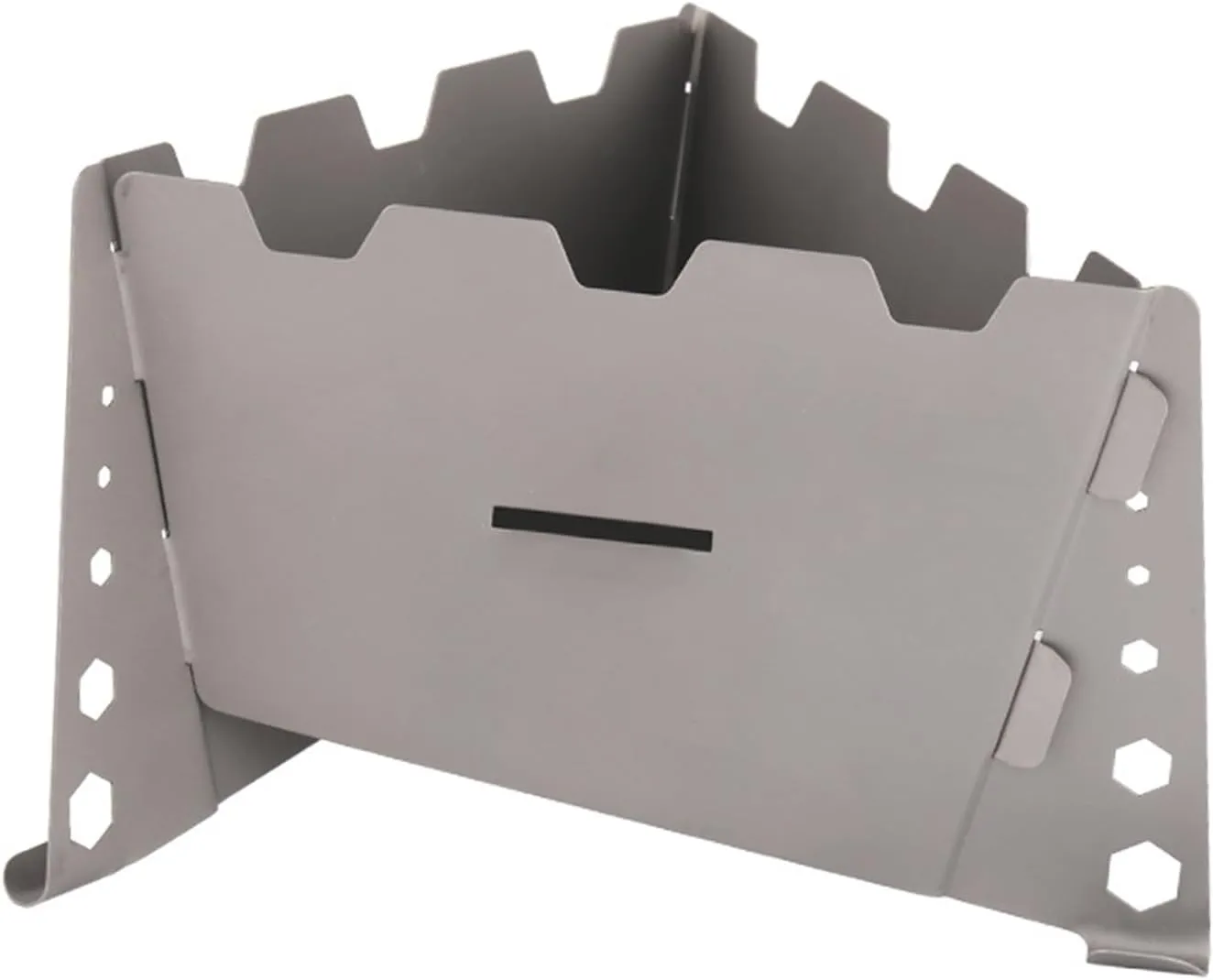Solid Fuels Stove, Folding Stove, Solid Fuels Stove Tablets with Side Panel, Foldable Barbecue Stove for Camping Hiking