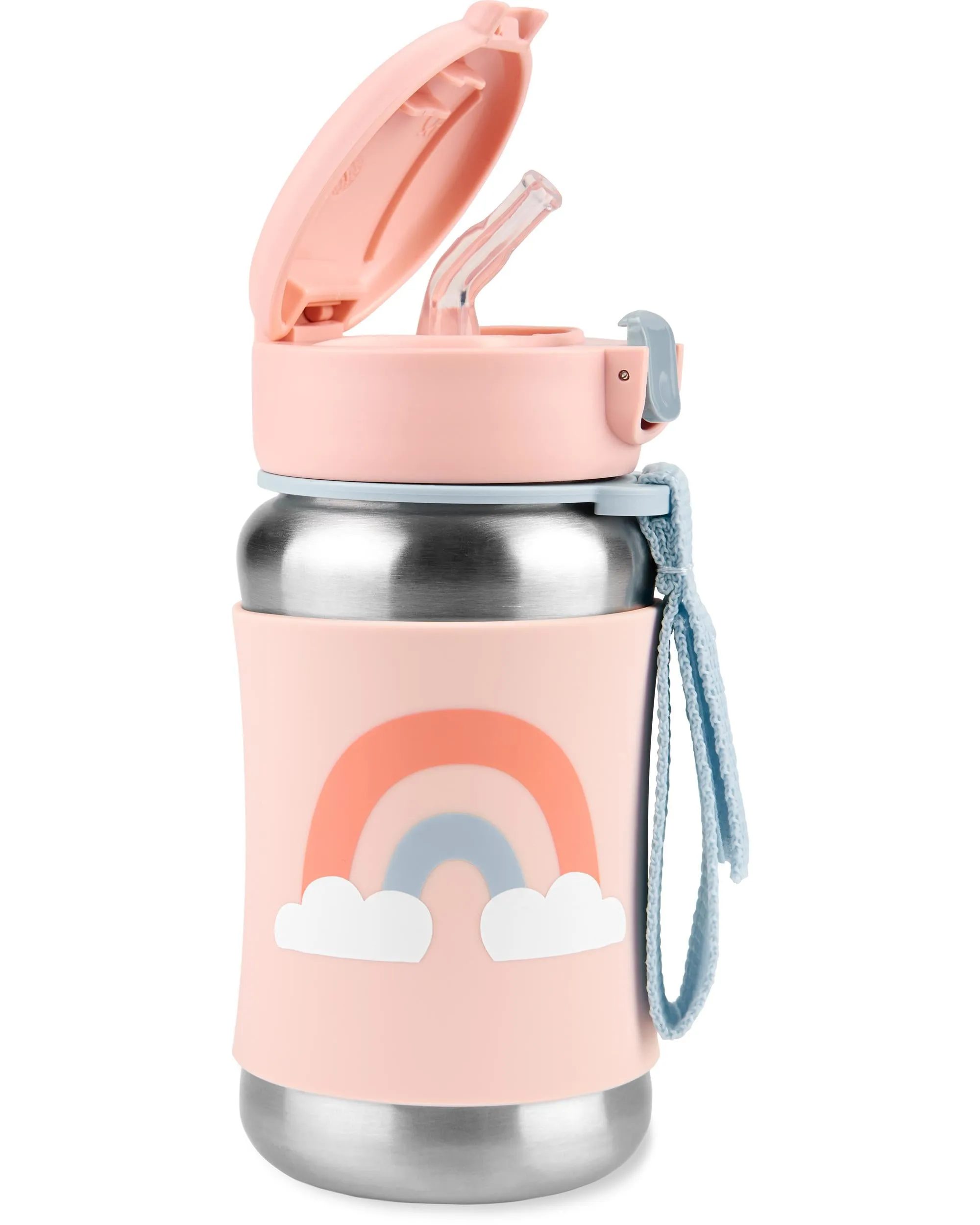 Spark Style Stainless Steel Straw Bottle - Rainbow | Skip Hop