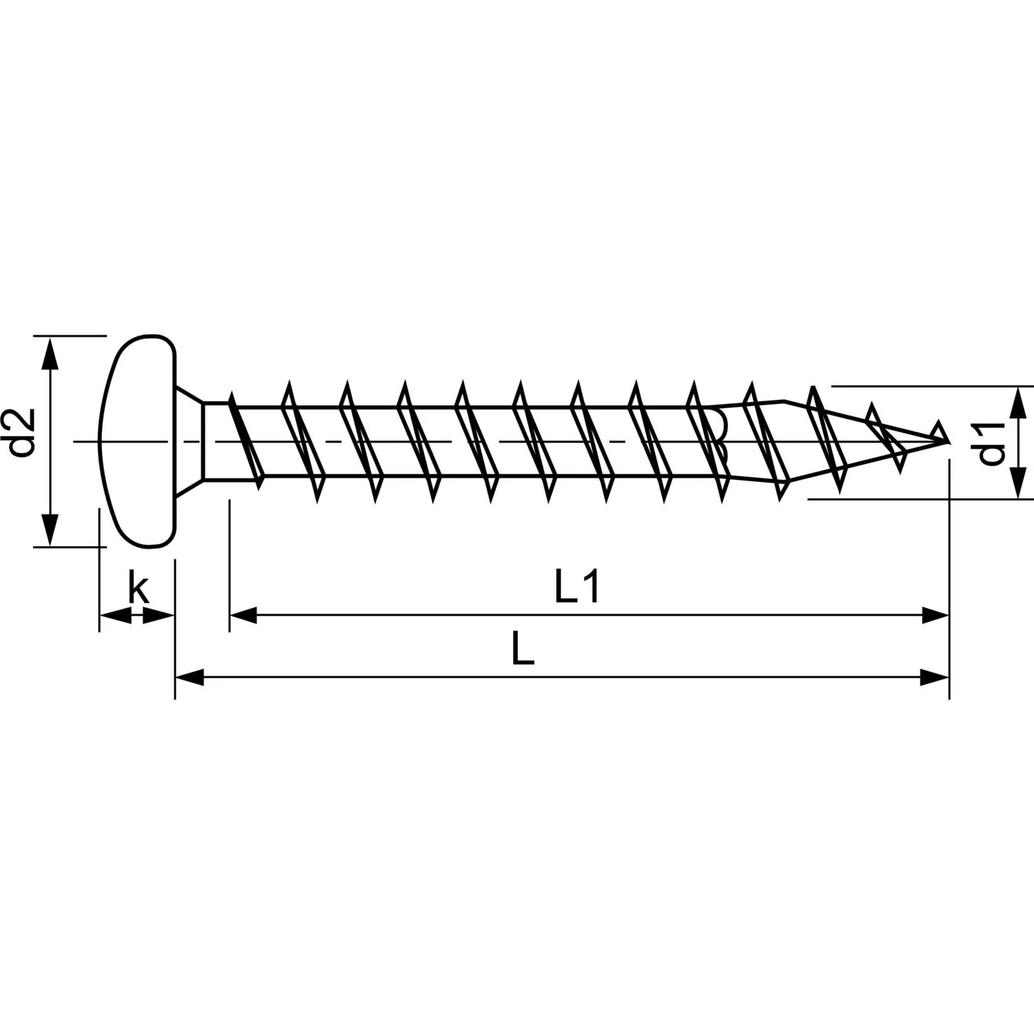 Spax Universal Screw, 201010400165