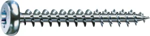 SPAX Universalschraube, 4,0 x 16 mm, 200 Pieces, T-Star Plus, Half Round Head, Full Thread, 4CUT, WIROX A3J, 0201010400163