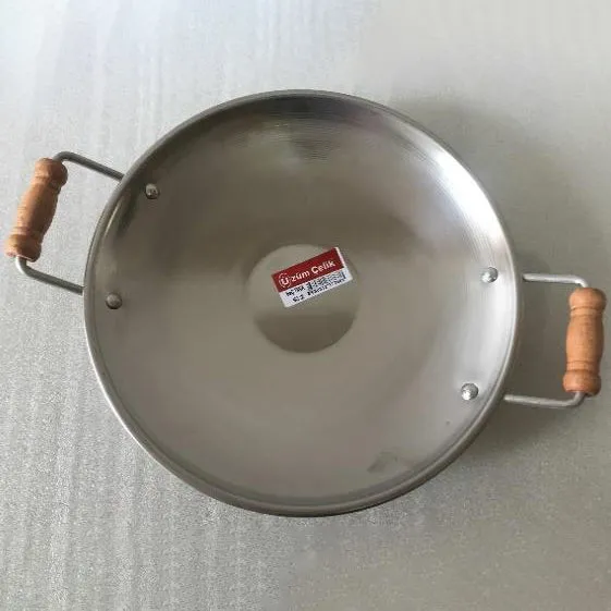 Stainless Nonstick Roasting Pan, Barbeque Plate with Handles, 15.7"