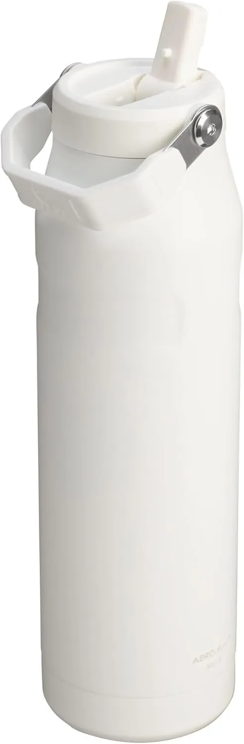 Stanley IceFlow Flip Straw 2.0 Water Bottle 36 OZ | Built-In Straw with Larger Opening | Lightweight & Leak-Resistant | Insulated Stainless Steel | BPA-Free | Frost