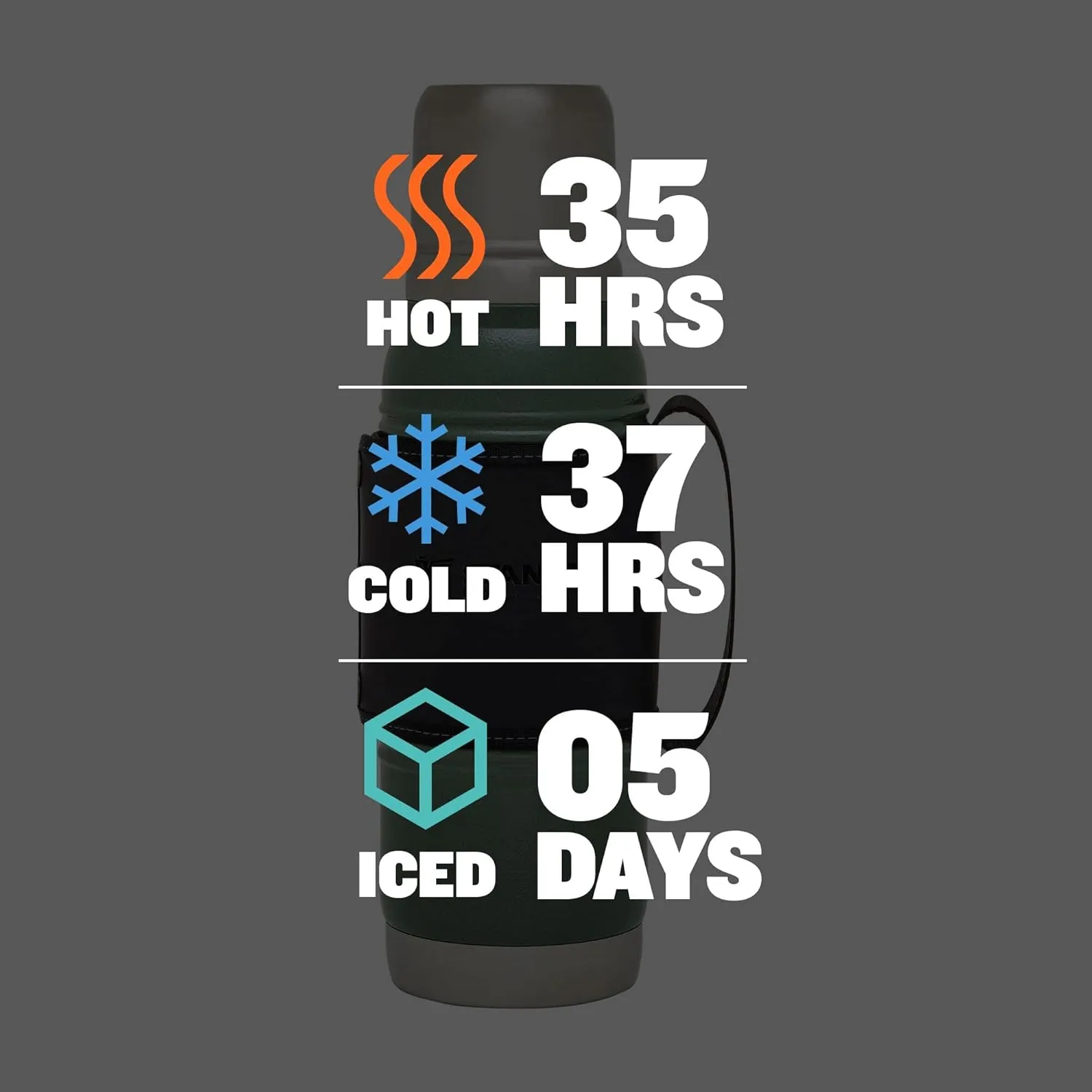 Stanley Quadvac Thermal Insulated Wide Mouth Bottle- BPA-Free 18/8 Stainless Steel Thermos for Cold & Hot Beverages – Keeps Liquid Hot or Cold for Up to 24 Hours