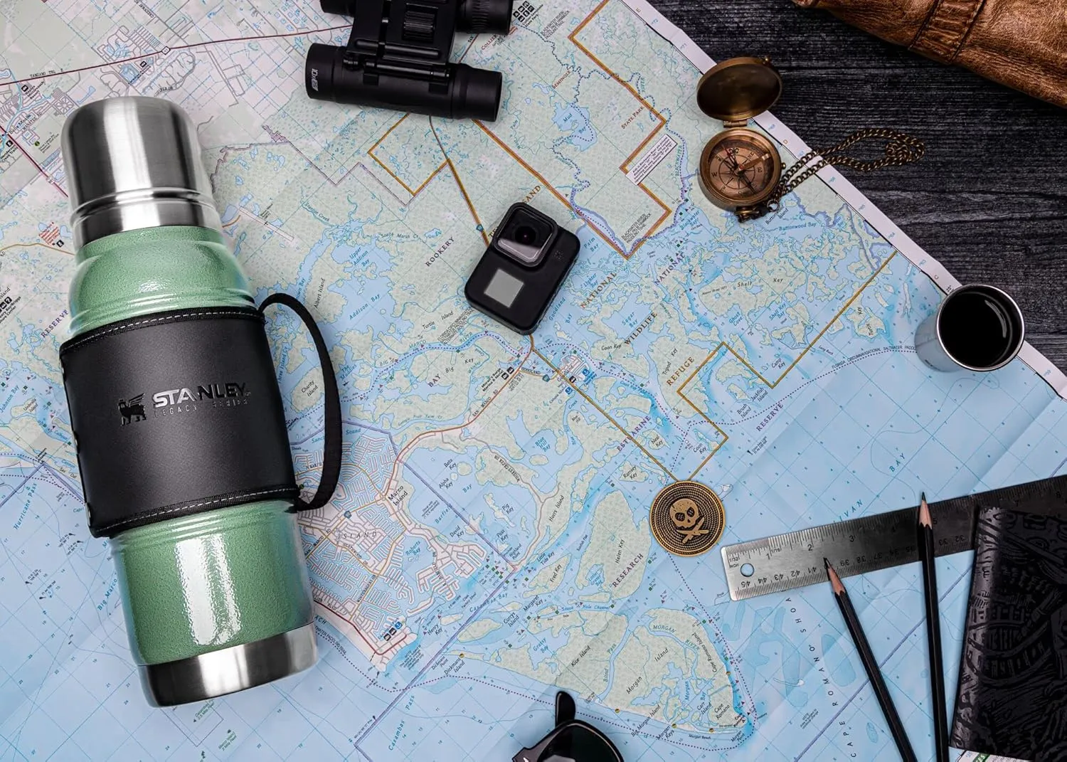 Stanley Quadvac Thermal Insulated Wide Mouth Bottle- BPA-Free 18/8 Stainless Steel Thermos for Cold & Hot Beverages – Keeps Liquid Hot or Cold for Up to 24 Hours
