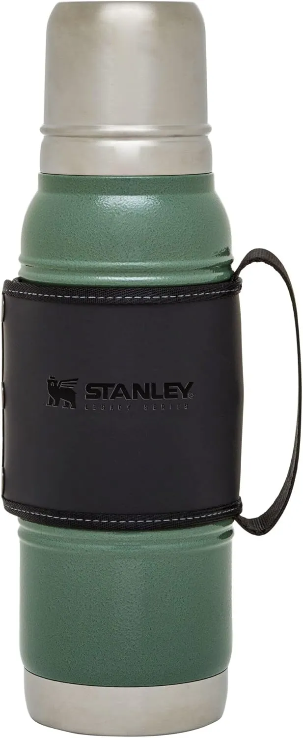 Stanley Quadvac Thermal Insulated Wide Mouth Bottle- BPA-Free 18/8 Stainless Steel Thermos for Cold & Hot Beverages – Keeps Liquid Hot or Cold for Up to 24 Hours