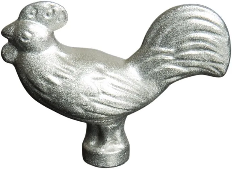 STAUB Cast Iron Animal Knob, One Size, Stainless Steel